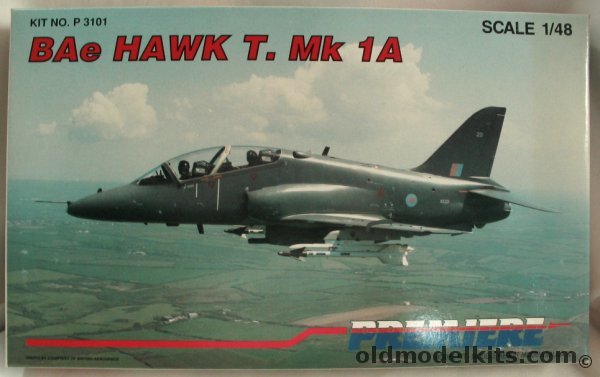 Premiere 1/48 BAe Hawk T.Mk 1A, P3101 plastic model kit